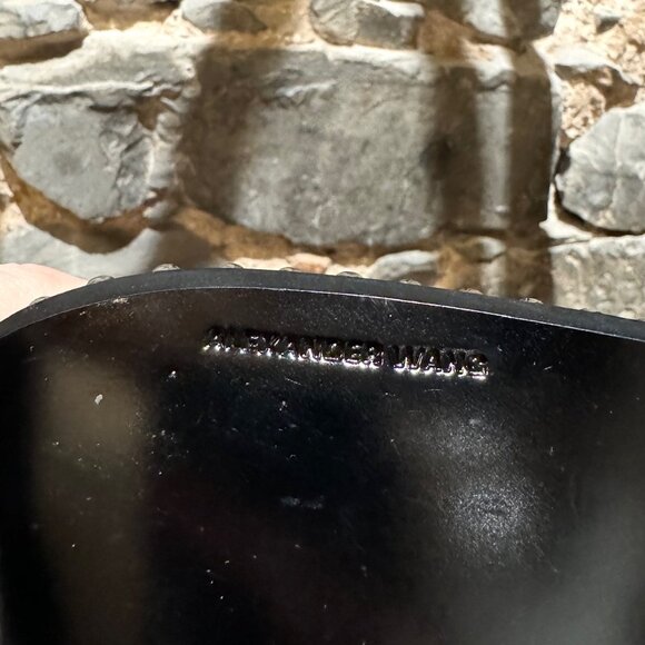 Alexander Wang Light Blue Denim Eri Studded Ankle Booties - Picture 8 of 11